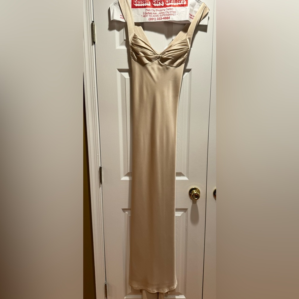 Calvin Klein Cross Back Gown